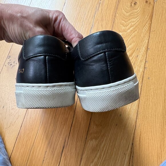 Woman By Common Projects Original Achilles Low Leather Sneakers, Size 37 - Picture 9 of 15